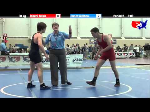 Johnni Julius vs. James Gulibon at 2013 ASICS University Nationals - FS