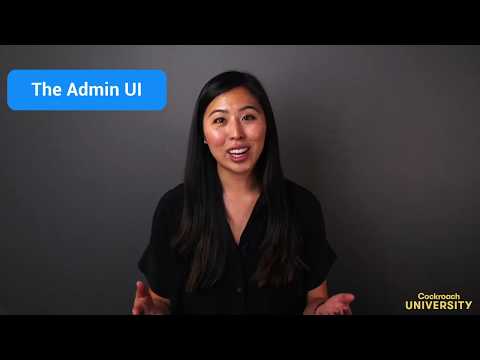 Cockroach University: The Admin UI