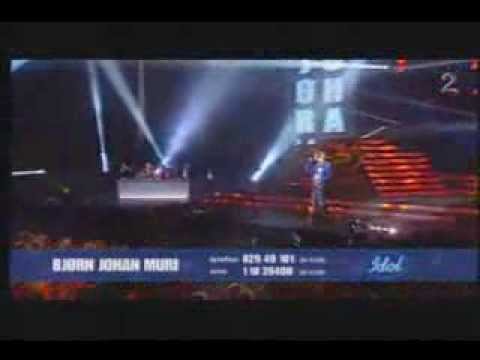 Bjørn Johan Muri - In My Place (Coldplay) Idol Norway 2007 - Finale