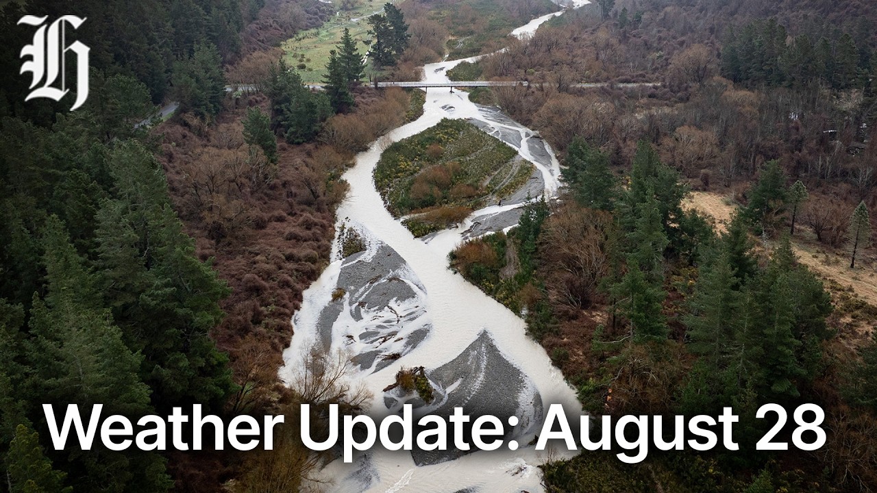 MetService morning weather update: August 28, 2026