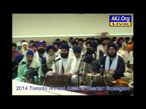 070 Toronto July 2014 Smaagam - Thursday Evening Keertan - Bh. Nirmaljot Singh Jee CA