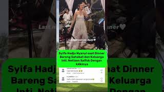 Download lagu Netizen Salfok K4ki Syifa Hadju saat dirinya Ny4nyi di Malam Dinner di Bali mp3