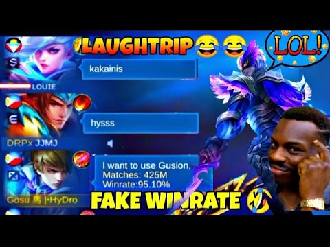 FAKE WINRATE PRANK IN RANK GAME 😂 LAUGHTRIP PART 1 | MLBB