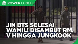Download lagu Jin BTS Selesai Wamil, Langsung Disambut RM, V Hingga Jungkook mp3