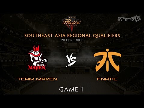 Team Maven vs Fnatic | The Manila Masters | SEA Regional Qualifier | Game 1