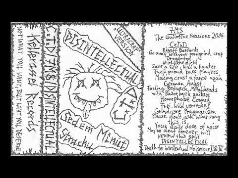 Sedem Minút Strachu/CxTxD/Disintellectual - Split - Cassette (Kellerassel Records 2018)