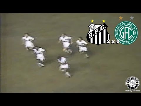 Santos 2 x 0 Guarani - 05/08/1992 - Melhores Momentos - Narração Jota Junior