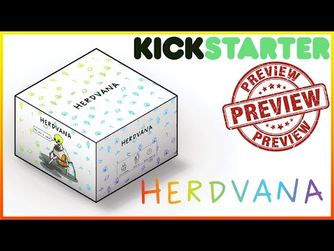Herdvana Card Game Kickstarter Preview, How to Play, & Review!