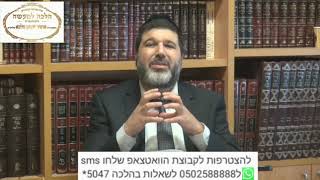 הרב הגאון אופיר מלכא שליטא הלכה יומית  שיר ווקאלי שנשמע ככלי נגינה אסור לשמיעה?