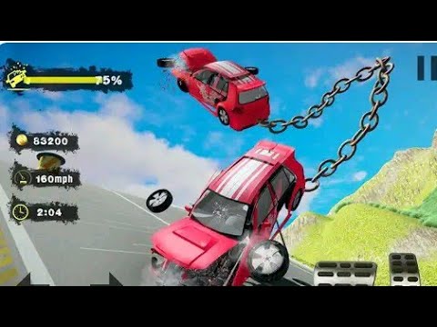 Chained Car Crash* | 2020 | Jump The Car | Android game play
