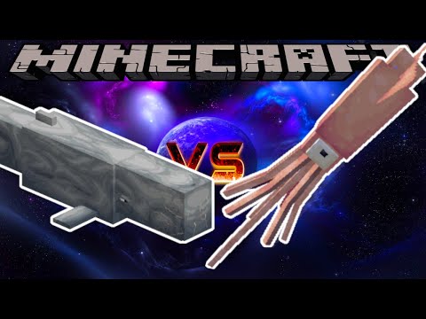 CACHALOT WHALE VS GIANT SQUID - MINECRAFT 1.18.2 (MOB BATTLE)