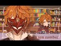 BSD React To Childe Tartaglia As New PM Member Genshin X BSD ENG