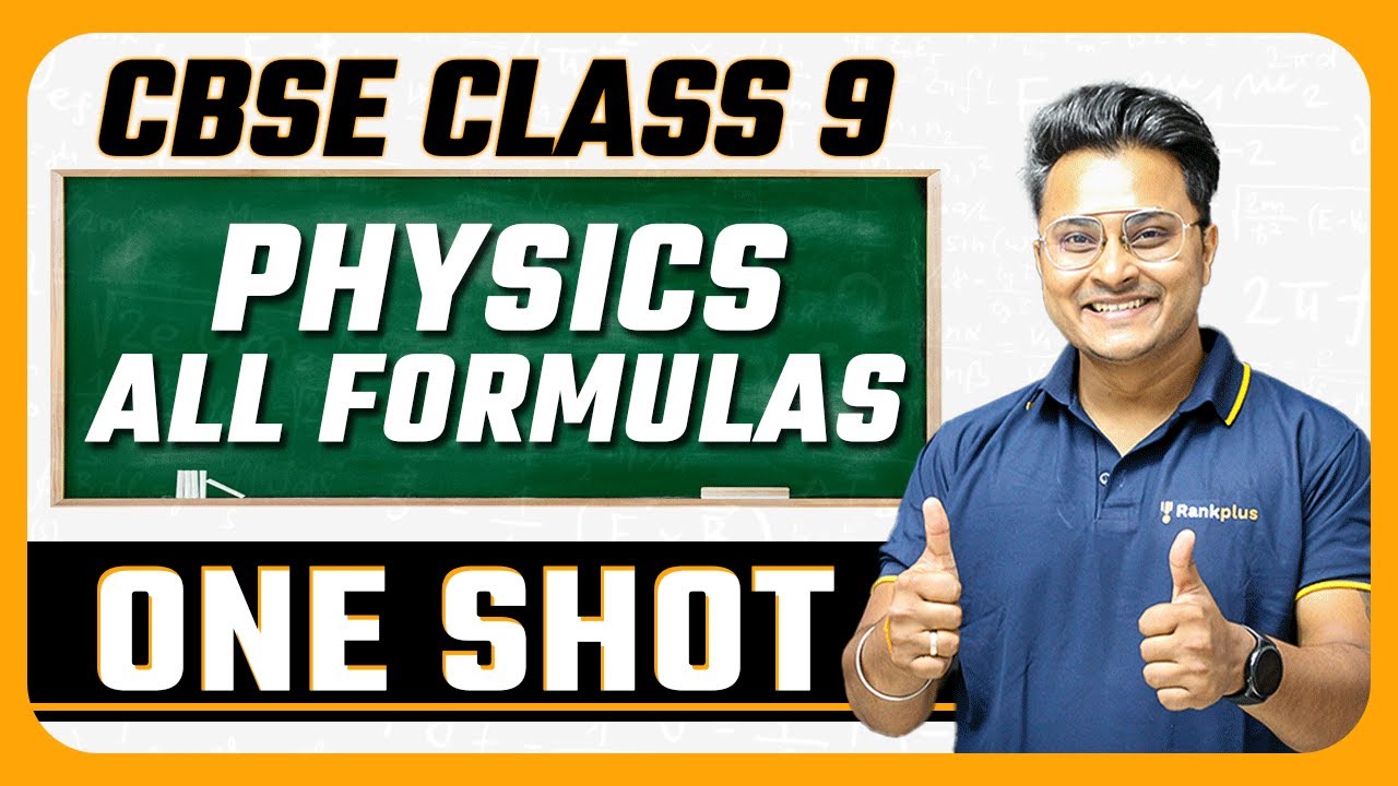 CBSE Class 9 Physics All Formulas in One Shot | Yodha Series | Abhishek Sir | Rankplus