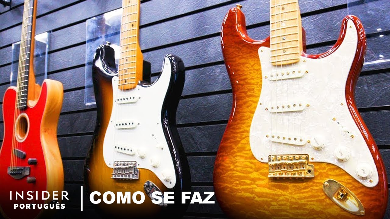Como Guitarras Fender São Feitas | Como se Faz | Insider Português