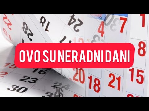 OVO SU NERADNI DANI SLEDEĆE GODINE: Šta ako praznik pada na vikend - svi detalji na jednom mestu