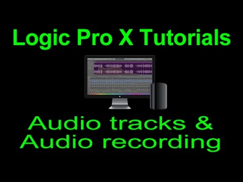 Logic Pro X tutorial: Audio tracks & Audio recording 2 (Thru Monitoring)