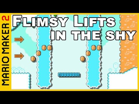 Super Mario Maker 2 : Flimsy Lifts in the shy [Easy]