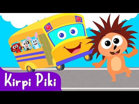 Otobüsün Tekeri Dönüyor - Kirpi Piki - 25 DK En Sevilen Kirpi Piki Çizgi Film Çocuk Şarkıları