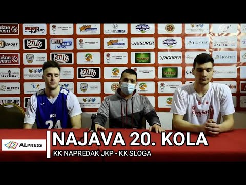 Najava 20. kola KLS - KK Napredak JKP - KK Sloga Kraljevo (2020/21)