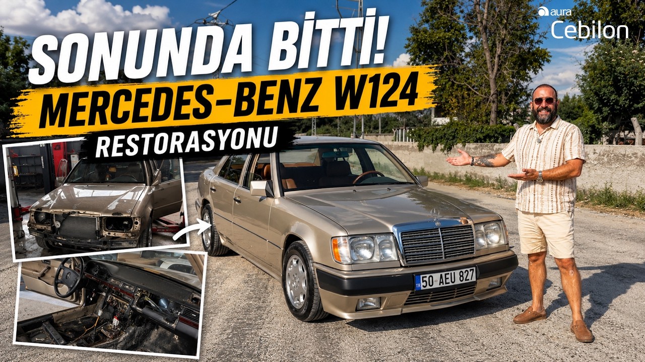 Sonunda Bitti! Hurda Mercedes Benz W124 200D Restorasyon