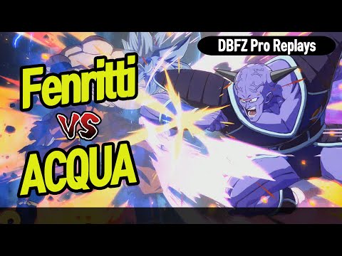 【DBFZ】 Fenritti vs ACQUA, Simply good match 【DBFZ Pro Replays】