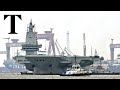 China's biggest aircraft carrier launches