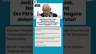 Ehud Barak Kritik Keras Netanyahu: Israel dalam Kegagalan Total, Politik di Atas Keamanan