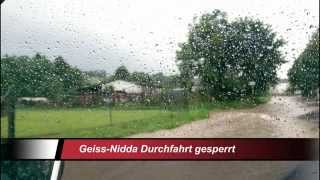 preview picture of video 'Unwetter Nidda (Wetterau) Hessen 13.07.2014'