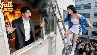 No One Dared Save CEO Trapped In Burning Tower—Only Poor Girl Risked Her Life To Save Him!love come!