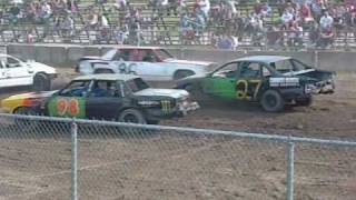 preview picture of video '#98 Brian C. at swanzey nh demolition derby'