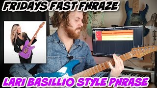 Video thumbnail for FRIDAYZ FAST FHRAZE: Super Slick Lari Basilio Style Blues Lick by Sam Bell Guitar