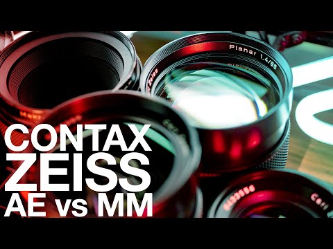 Contax Zeiss Lenses | AE vs MM