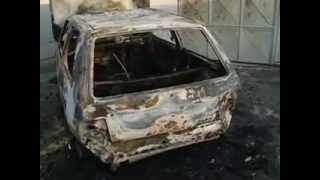 preview picture of video 'Homem ateia fogo em mulher dentro de carro'