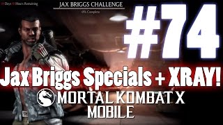 Jax Briggs Card Specials + XRay! - Mortal Kombat X Mobile Gameplay Pt 74 [V1.3] [IOS - iPad]
