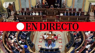 🔴 DIRECTO | Pleno en el Congreso de los Diputados