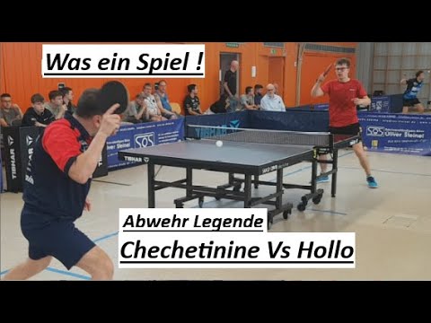 Was ein Hammer Spiel ! Was eine Legendäre Abwehr E.Chechetinine(2293TTR) : M.Hollo(2227TTR)