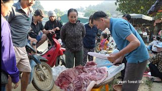 Delicious wild boar meat from my biggest wild boar. Robert | Green forest life