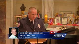 'Until we meet again, my friend:' New Kensington police chief's eulogy for Officer Brian Shaw