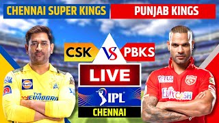 Chennai Vs Punjab Live Scores & Commentary | IPL Live 2023 | CSK vs PBKS Live Scores | Innings 2