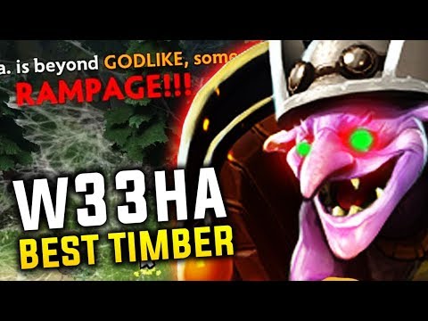 The Reason Why We Call W33 Best Timber - 20 Min Crazy Rampage Dota 2