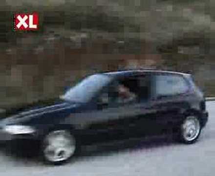 Honda Civic V-tec 165hp vs Peugeot 106 rallye 155hp