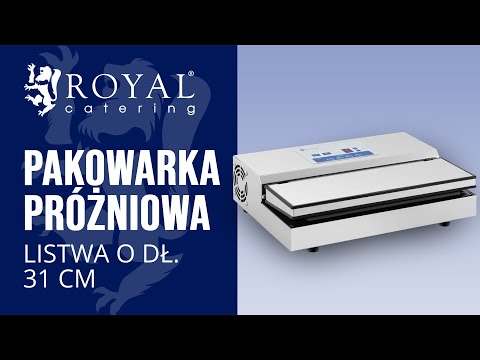 Video - Pakowarka próżniowa - 440 W - 31 cm