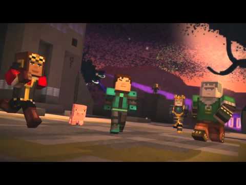Minecraft Story Mode Wither Storm Battle