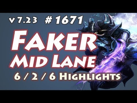 [Thách đấu hàn] SKT T1 Faker  Kassadin vs lucian mid mùa 8 | Thiên thạch bí ẩn | Pháp thuật - áp đảo