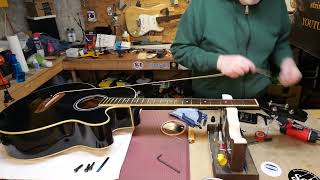 Video thumbnail for Ibanez AEB5E Acoustic Bass Setup and Jack Repair EP325 by Stringman Guitars