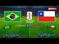 BRAZIL Vs CHILE FIFA World Cup 2026 Qualifiers Full Match All Goals Pes 21 Simulation