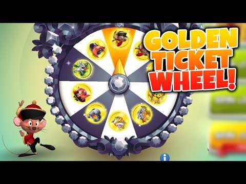 GOLDEN TICKET WHEEL OPENING LUNAR TORO - Looney Tunes World of Mayhem Game Gameplay