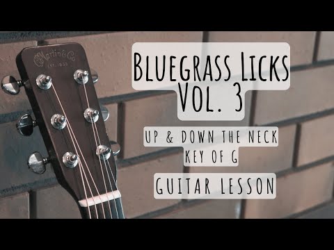 Bluegrass Licks Vol. 3: Guitar Lesson