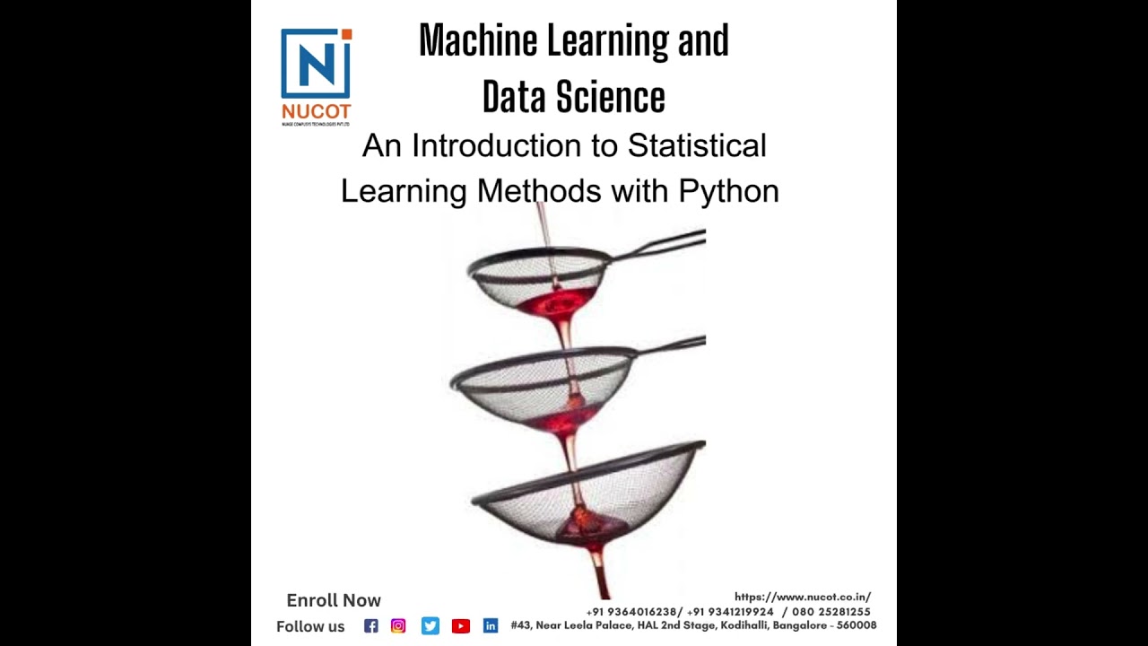 𝐌𝐚𝐜𝐡𝐢𝐧𝐞 𝐋𝐞𝐚𝐫𝐧𝐢𝐧𝐠 𝐚𝐧𝐝 𝐃𝐚𝐭𝐚 𝐒𝐜𝐢𝐞𝐧𝐜𝐞: 𝐀𝐧 𝐈𝐧𝐭𝐫𝐨𝐝𝐮𝐜𝐭𝐢𝐨𝐧 𝐭𝐨 𝐒𝐭𝐚𝐭𝐢𝐬𝐭𝐢𝐜𝐚𝐥 𝐋𝐞𝐚𝐫𝐧𝐢𝐧𝐠 𝐌𝐞𝐭𝐡𝐨𝐝𝐬 𝐰𝐢𝐭𝐡 𝐏𝐲𝐭𝐡𝐨𝐧.