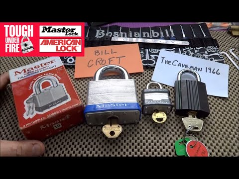 (436) Master Lock 19 & Devious Keyway Designs